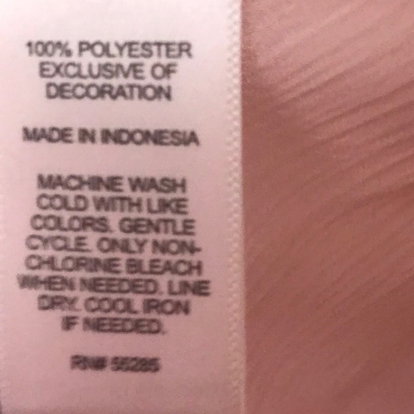 NWOT Express Light Pink Off The Shoulder Top - Picture 7 of 7